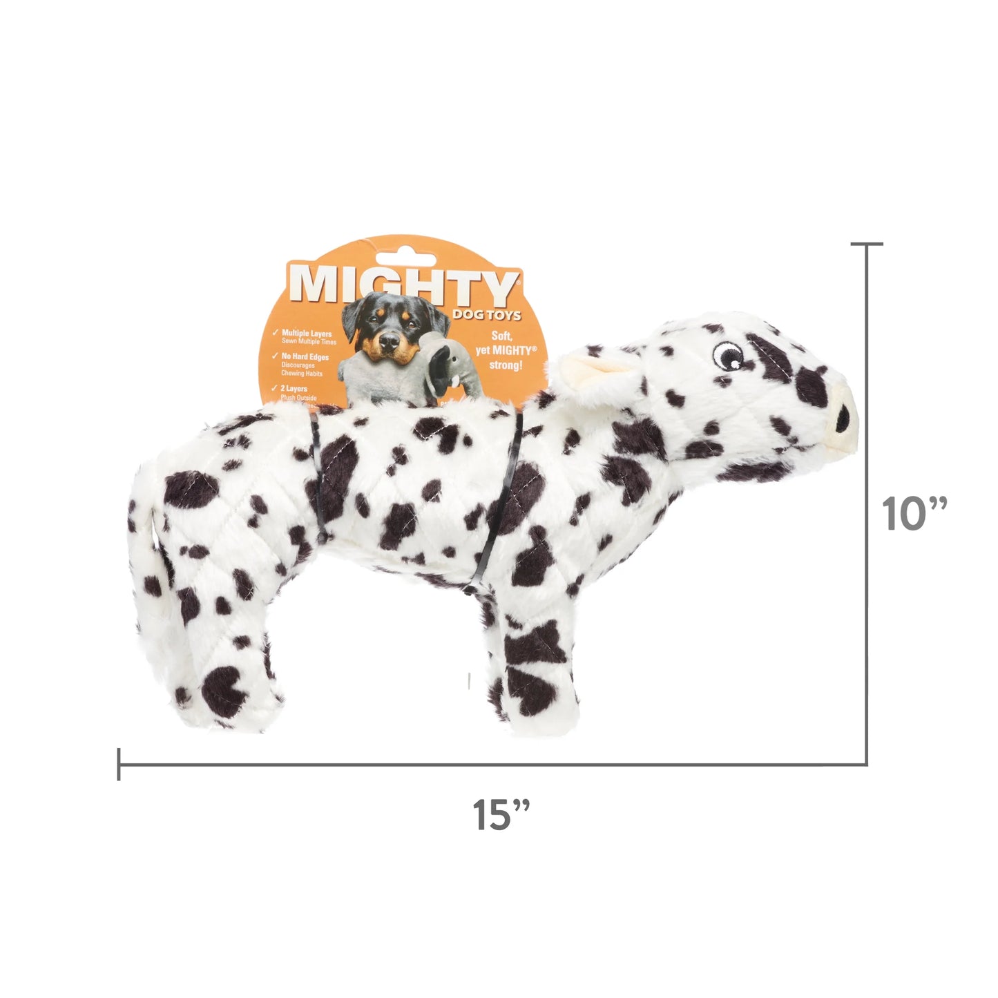 Farm Cow-Durable, Squeaky Plush Dog Toy