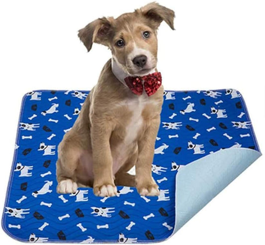 Washable Pee Pad for Dogs, 36X64In Extra Large Non Slip Puppy Pad, Extra Thick Whelping Pad with Great Urine Absorption, Odor Control Training Pad (16 * 23.6 In(Pack of 4))