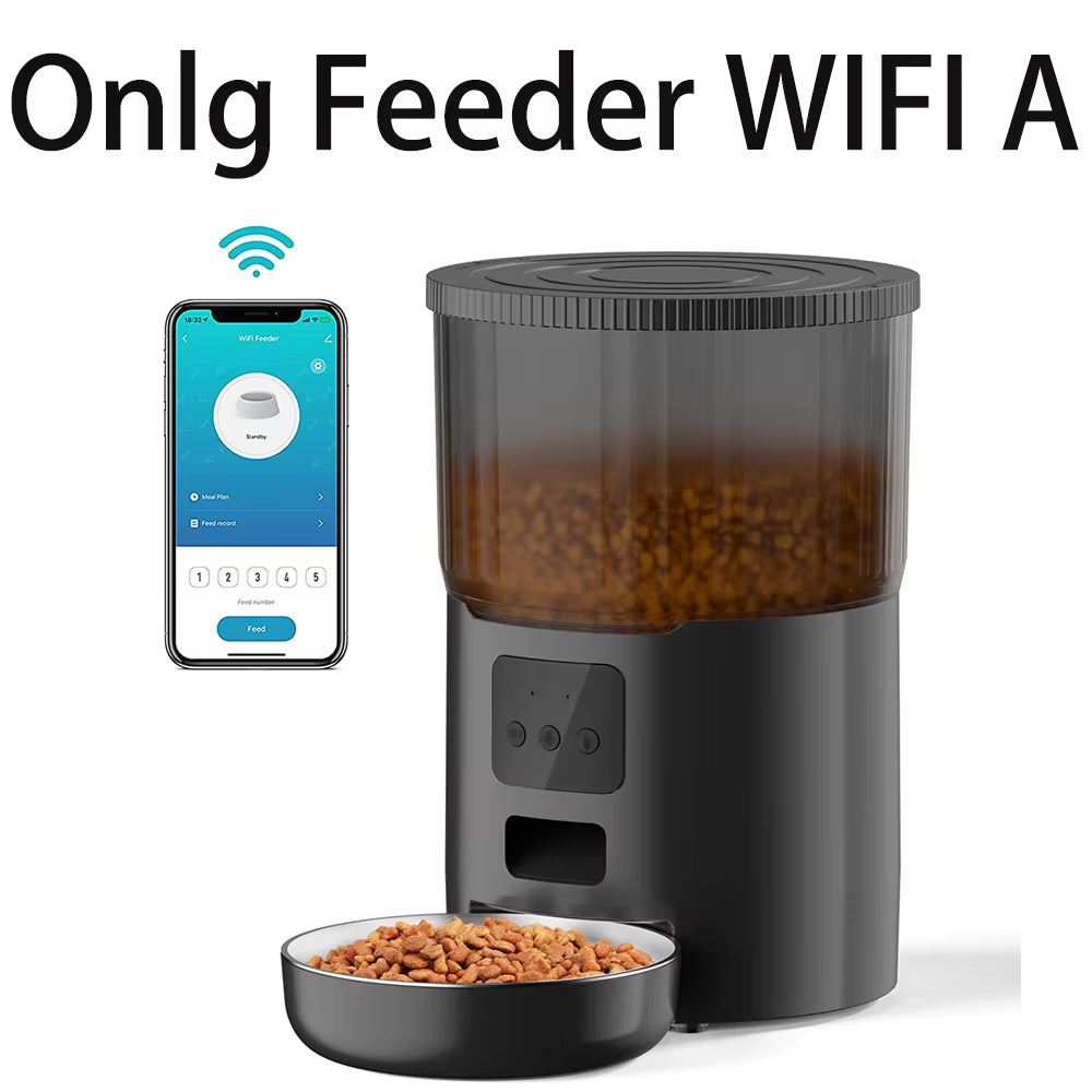 4L Pet Feeder Tuya WIFI Automatic Dog Food Dispenser Smart Cat Feeder 2L Cat Automatic Drinking Fountain Dog Water Feeder