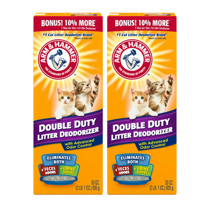 Cat Litter Deodorizer Double Duty (33 Oz., Pack of 2)