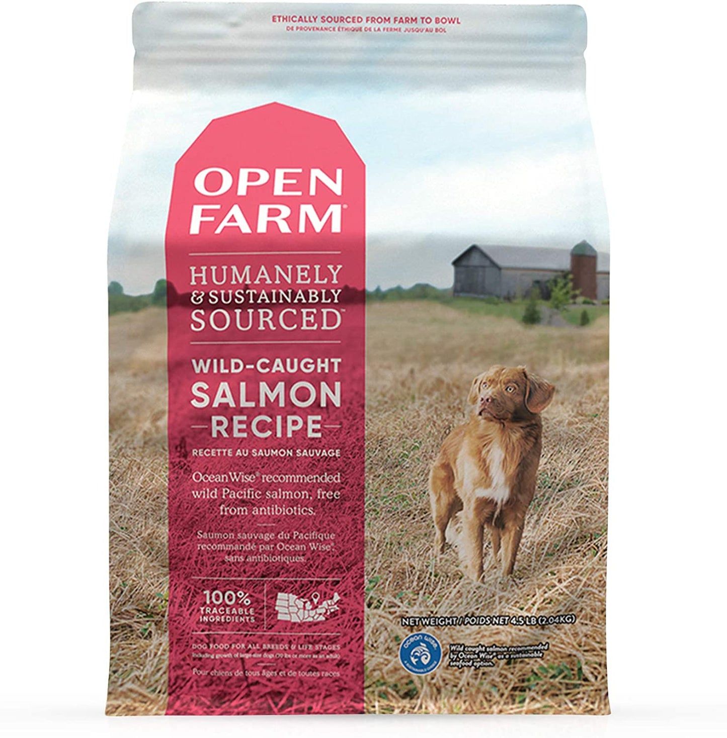 Wild-Caught Salmon Dog Food 4.5 Lb