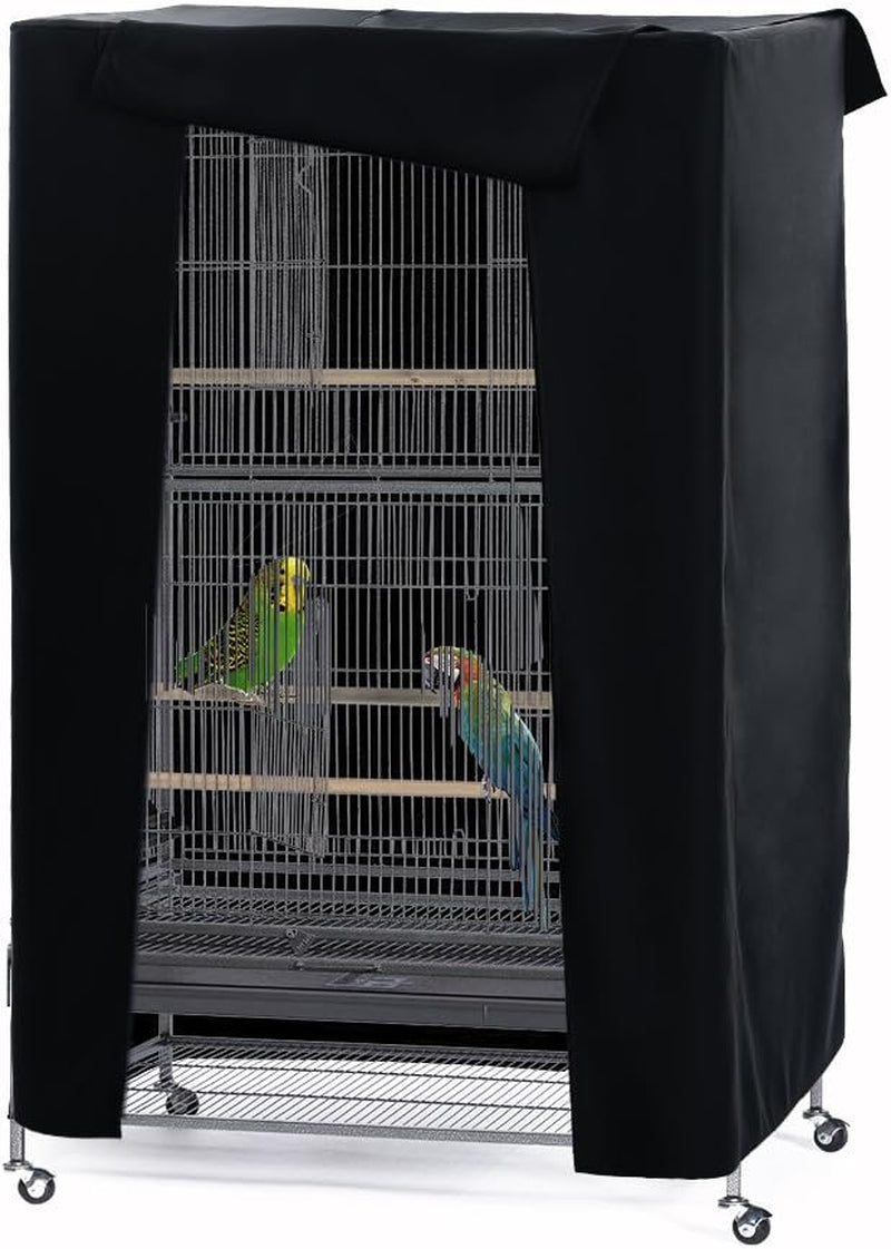 Pets Product Universal Birdcage Cover Blackout & Breathable Birdcage Cover for Pets' Good Night, Small, Black, 21 Inches L X 21 W X 28 H