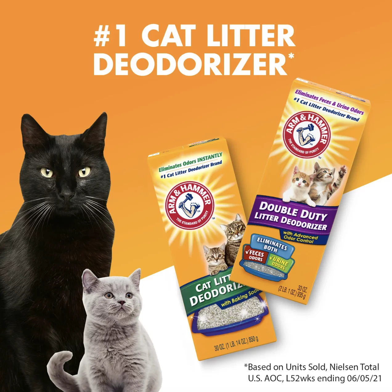 Cat Litter Deodorizer Double Duty (33 Oz., Pack of 2)