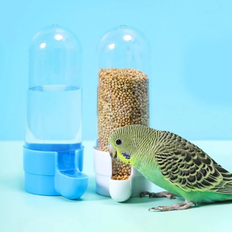 Hanging Pet Feeder Squirrel Parrot Water Dispenser Pet Bird Food Box Cage Accessories Birds Supplies